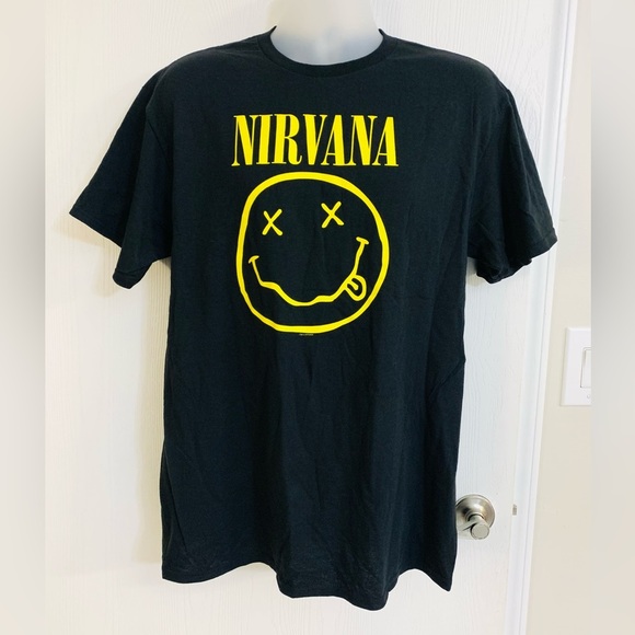 New! Nirvana Smiley Tee - Picture 2 of 8